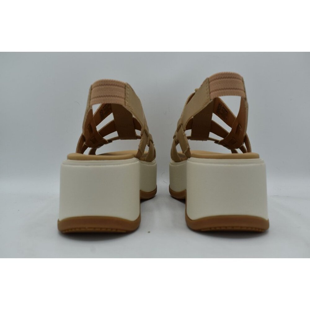 Sorel Womens Size 9 Dayspring Honest Beige Leather Slingback Sandals Shoes - Picture 5 of 14